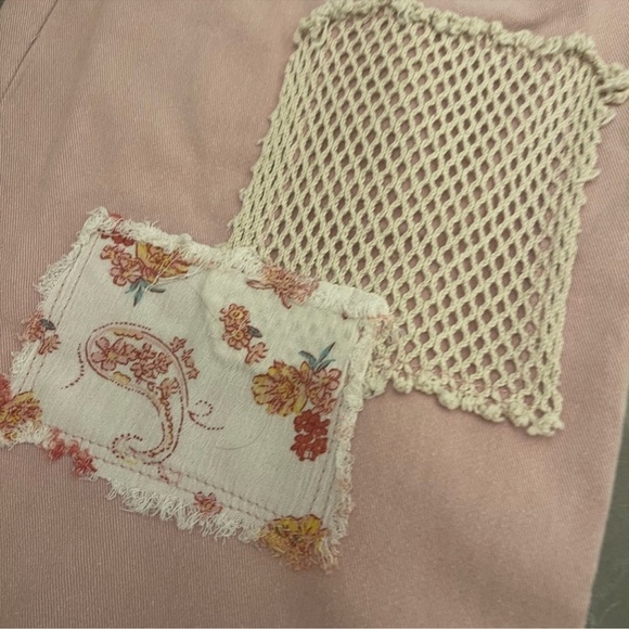 POL VINTAGE PATCH DRAWSTRING PANTS!!! Absolutely adorable! QUALITY!!! L - Picture 8 of 9